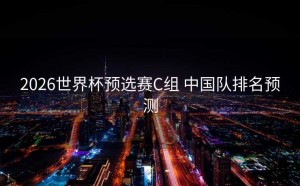 2026世界杯预选赛C组 中国队排名预测