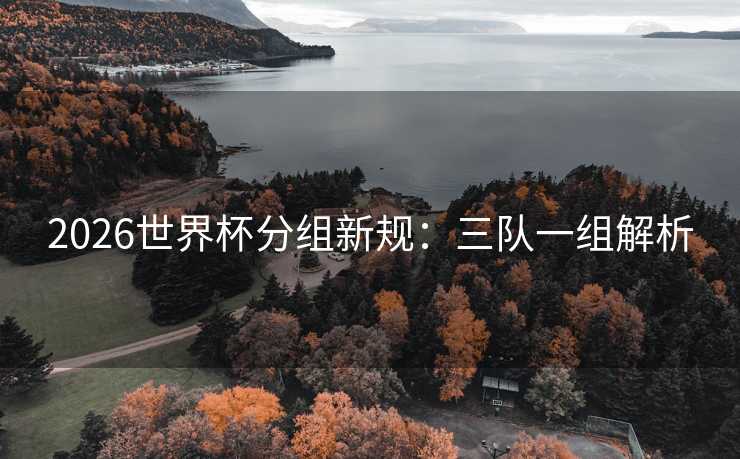 2026世界杯分组新规：三队一组解析